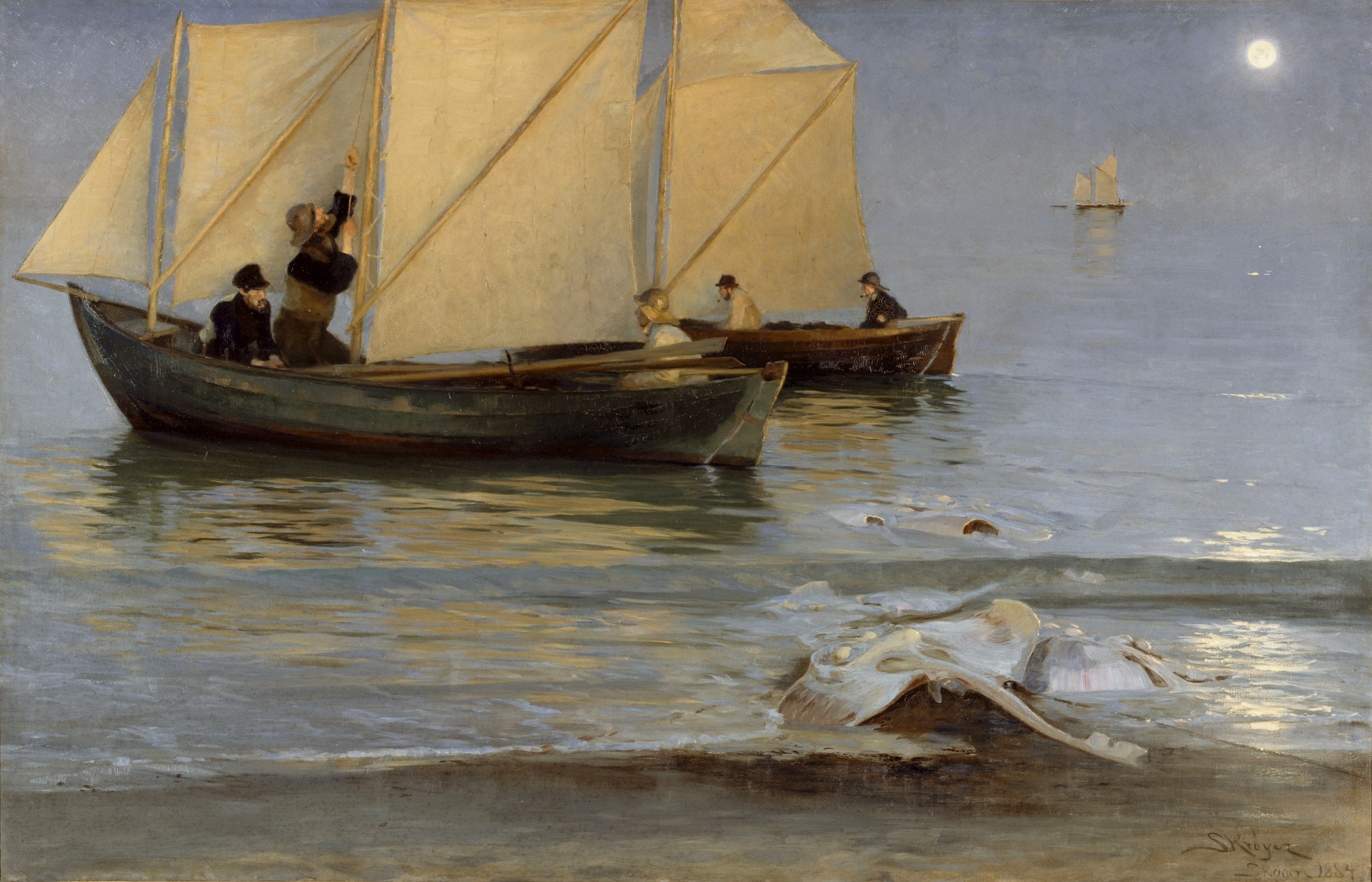 Barcos de pesca - Peder Severin Krøyer