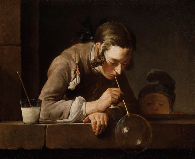 As Bolhas de Sabão - Jean Simeón Chardin