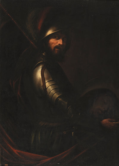 Soldat portant la tête de Jean-Baptiste - Bartolomeo Manfredi
