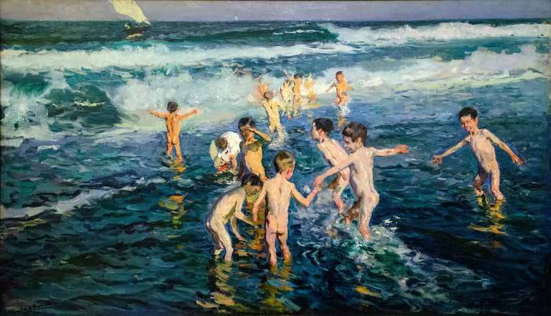 Rufiões da Praia, Valência - Joaquín Sorolla