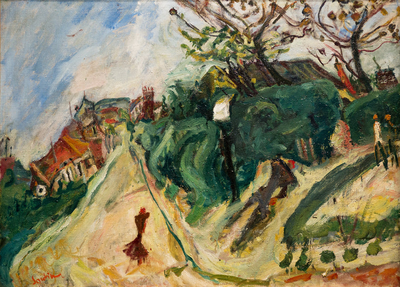 Paisagem com personagens - Chaim Soutine