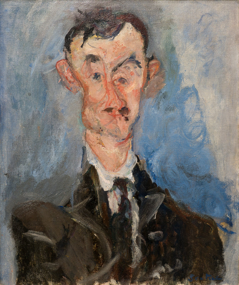 Retrato de homem - Chaim Soutine