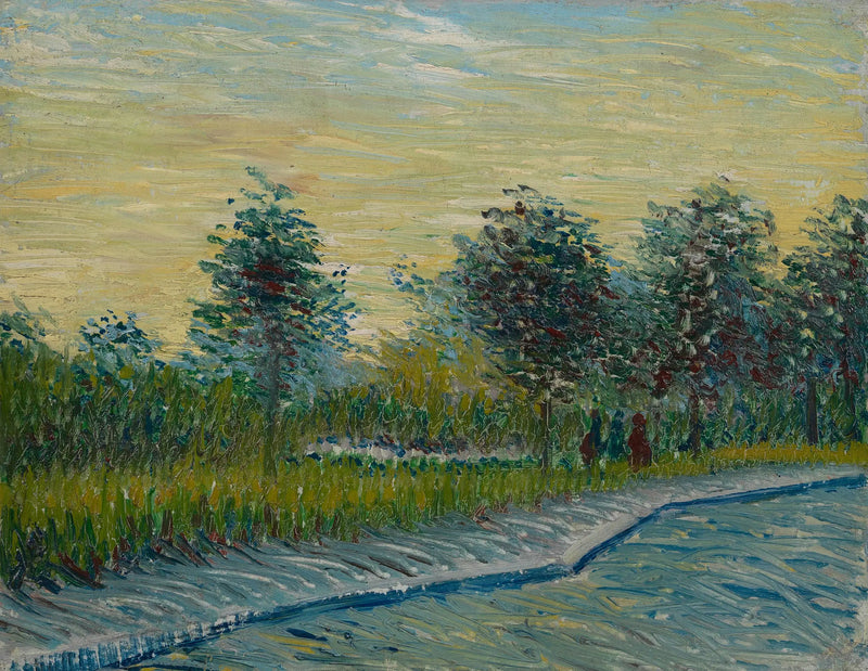 Praça Saint-Pierre ao pôr do sol - Vincent van Gogh