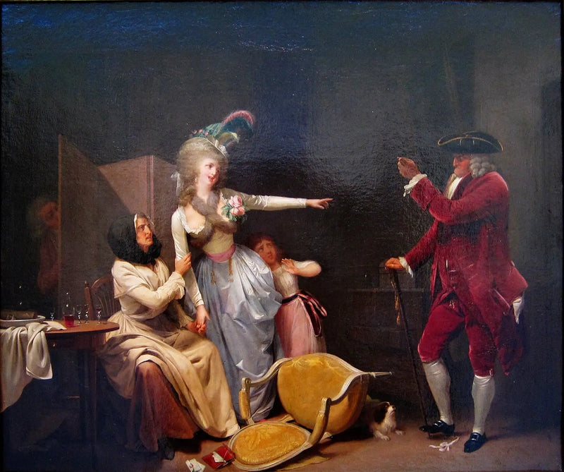 O Amante ciumento - Louis-Léopold Boilly