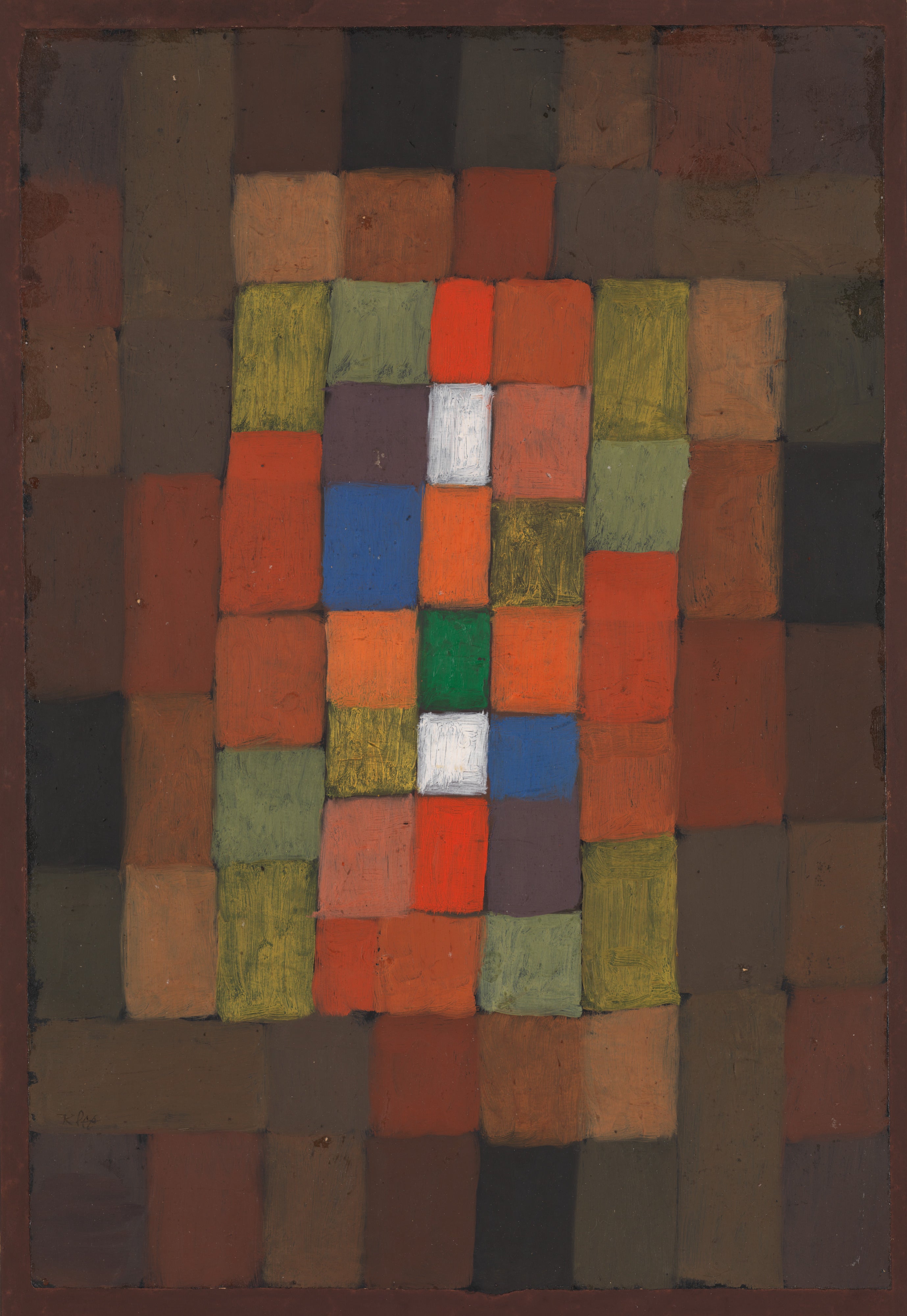 Graduação estática-dinâmica - Paul Klee
