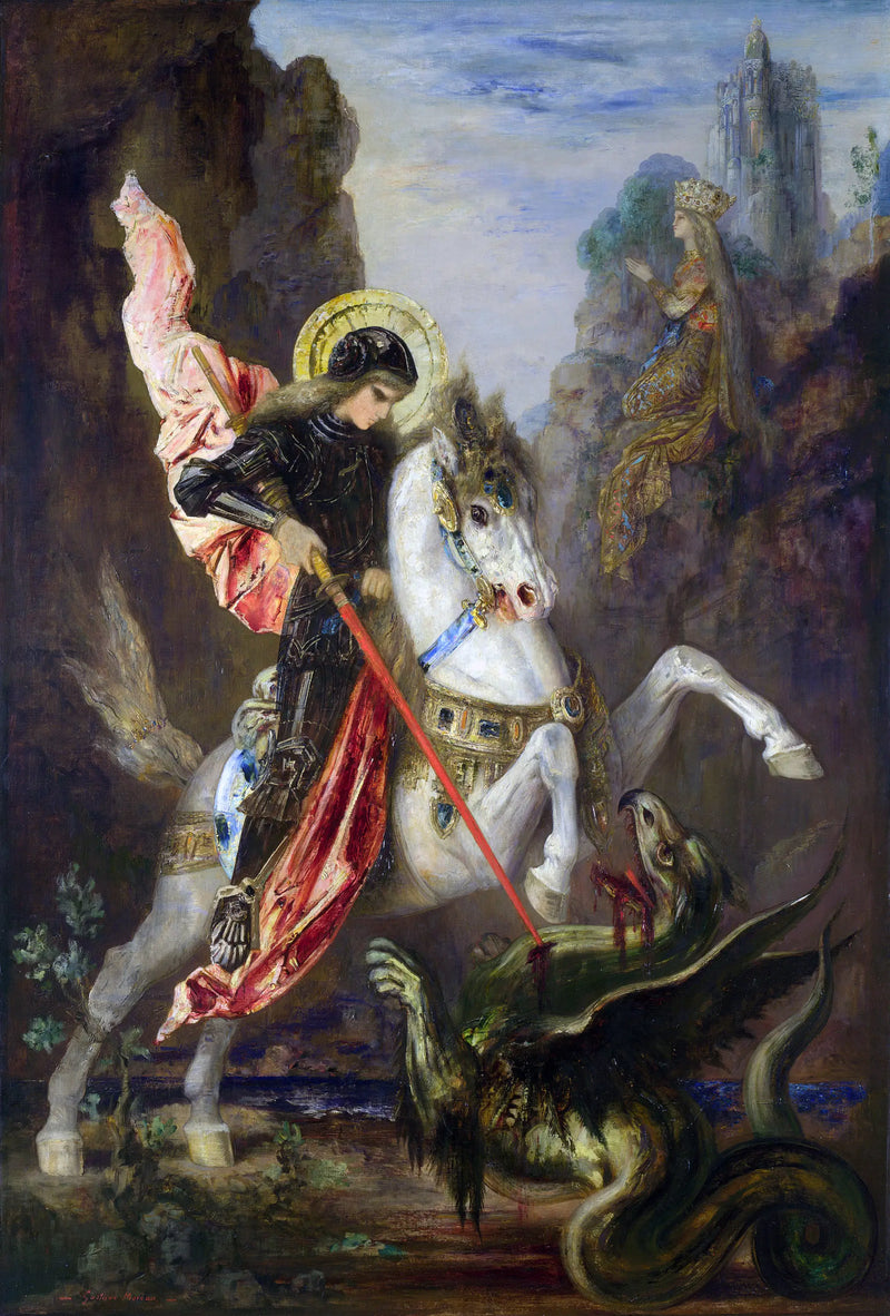 São Jorge e o Dragão - Gustave Moreau