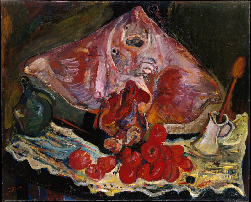 Natureza morta com arraias - Chaim Soutine