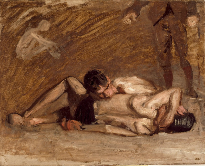 Lutadores - Thomas Eakins