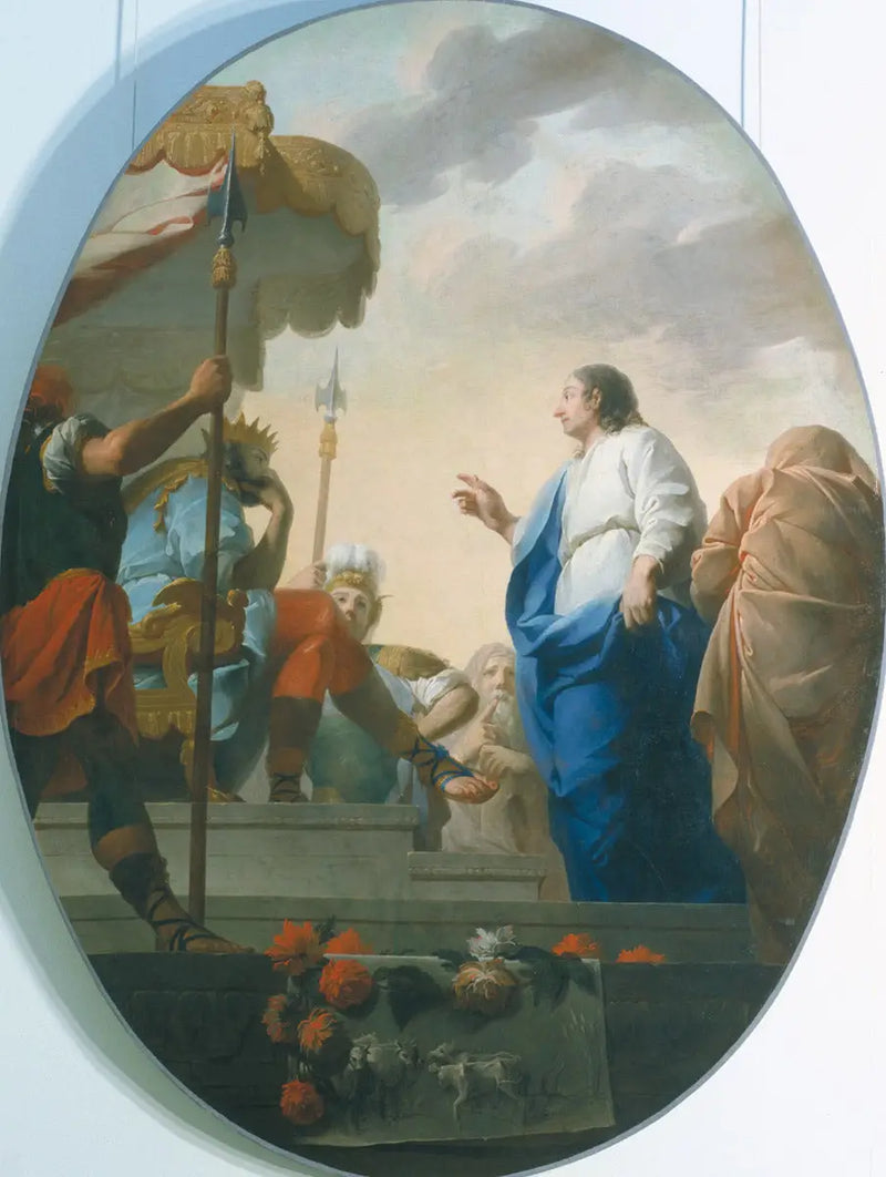 Joseph explica os sonhos do faraó - Pierre Subleyras