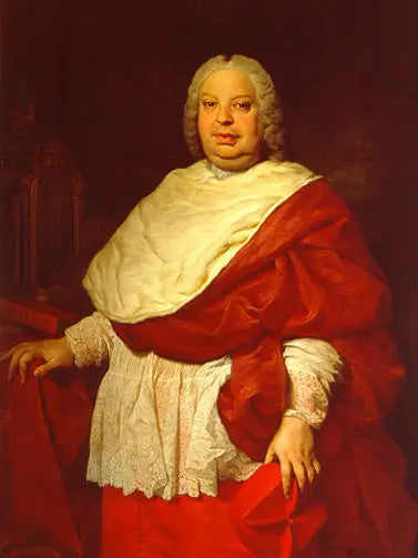 Retrato do cardeal Valenti Gonzaga - Pierre Subleyras