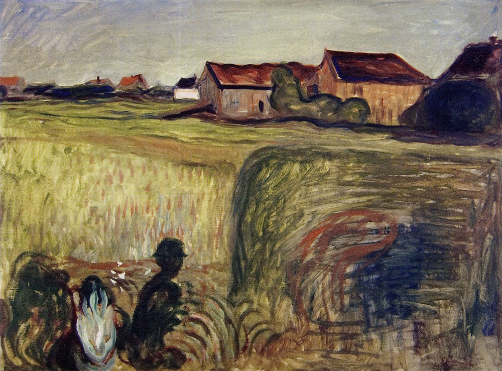 Reproduction du tableau « Nuit d'été - Edvard Munch » par Alpha Reproduction en peinture à l’huile