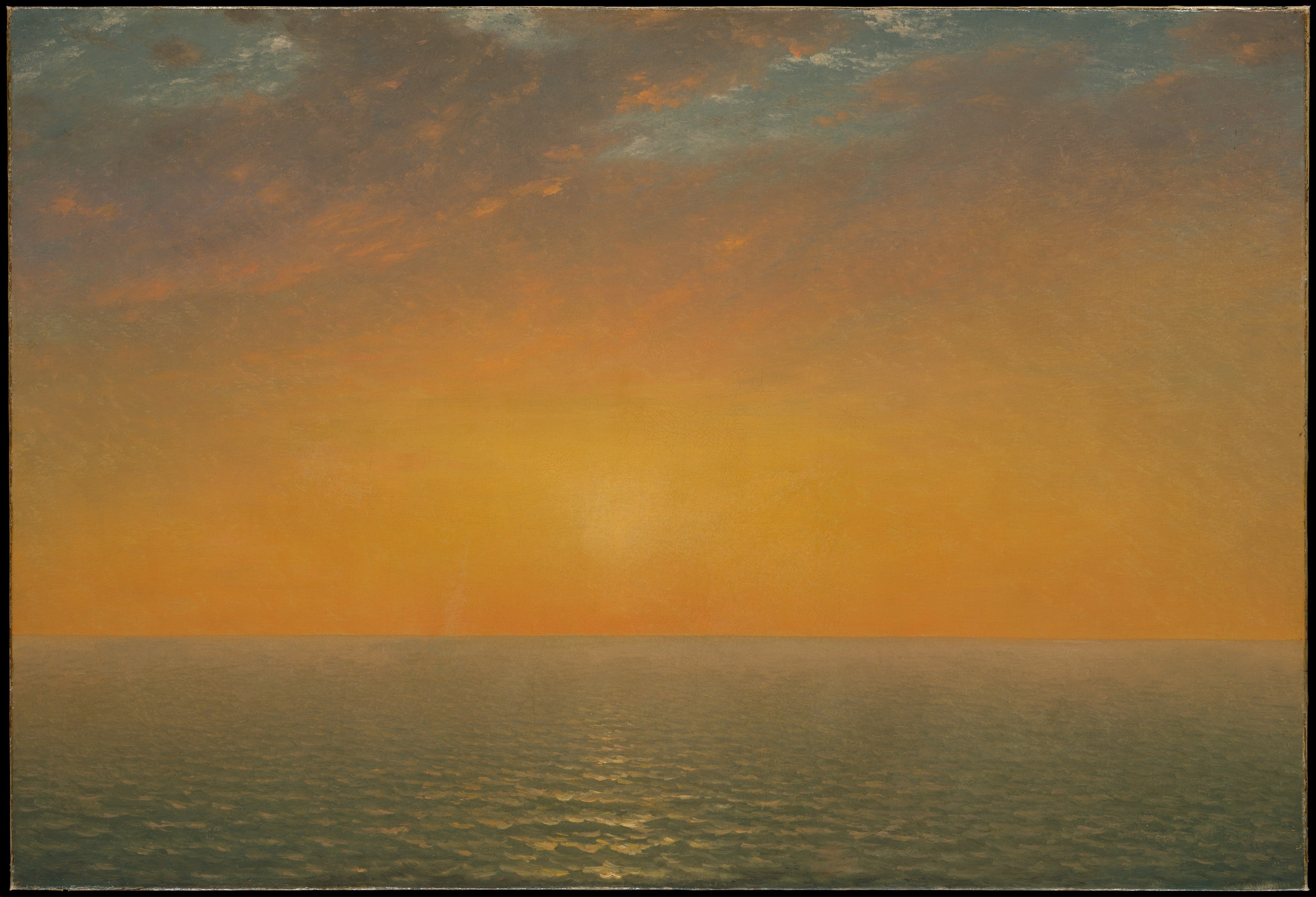 Coucher de soleil sur la mer - John Frederick Kensett