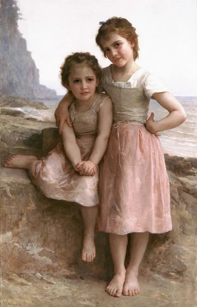 Irmãs na Praia - Bouguereau