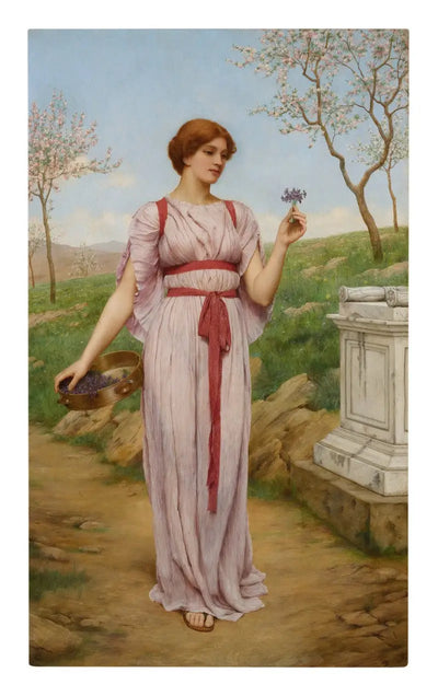 Le Posy - John William Godward - Alpha Reproduction