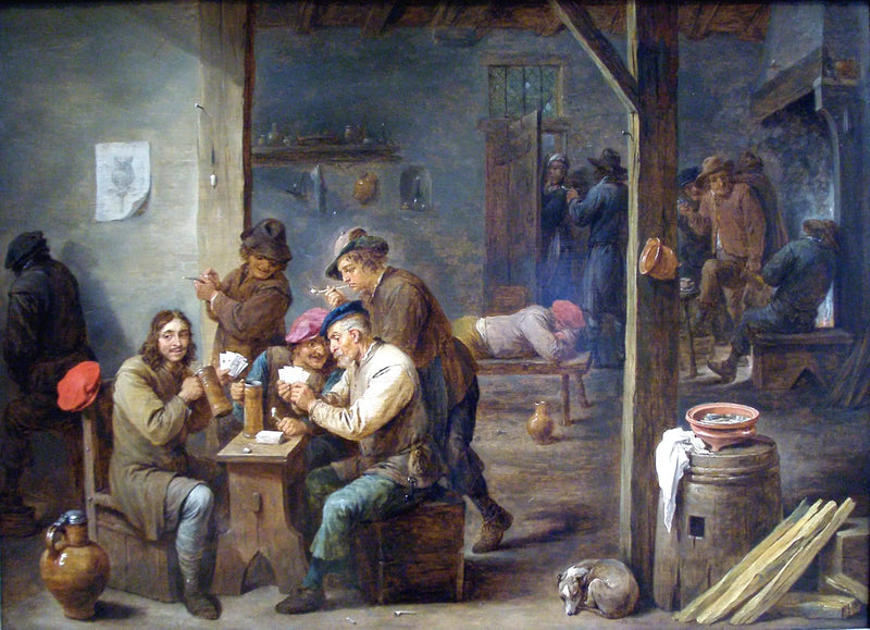 Cena de taberna - David Teniers Júnior