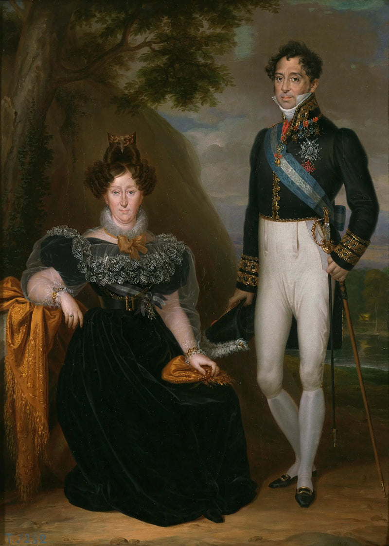 O duque e a duquesa de San Fernando de Quiroga - Rafael Tejeo