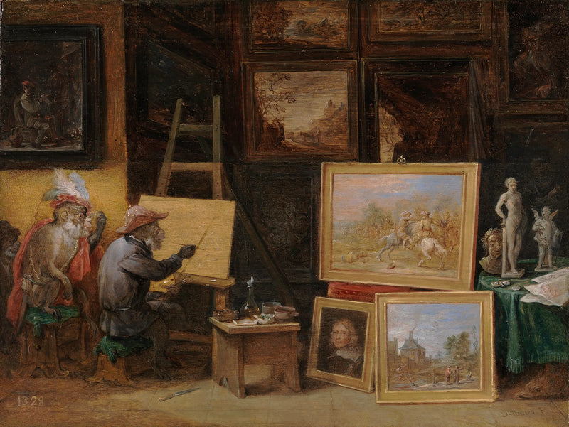 O Macaco Pintor - David Teniers, o Jovem