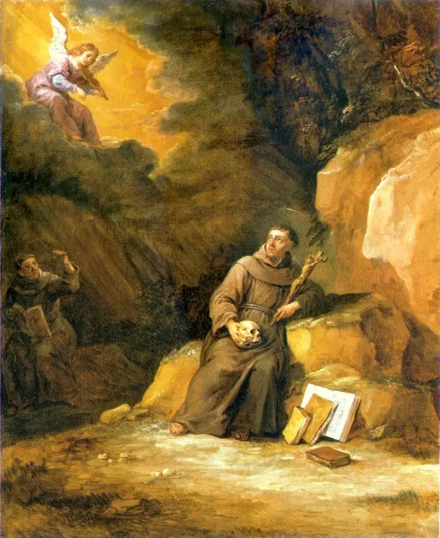 A Êxtase de São Francisco - David Teniers Júnior