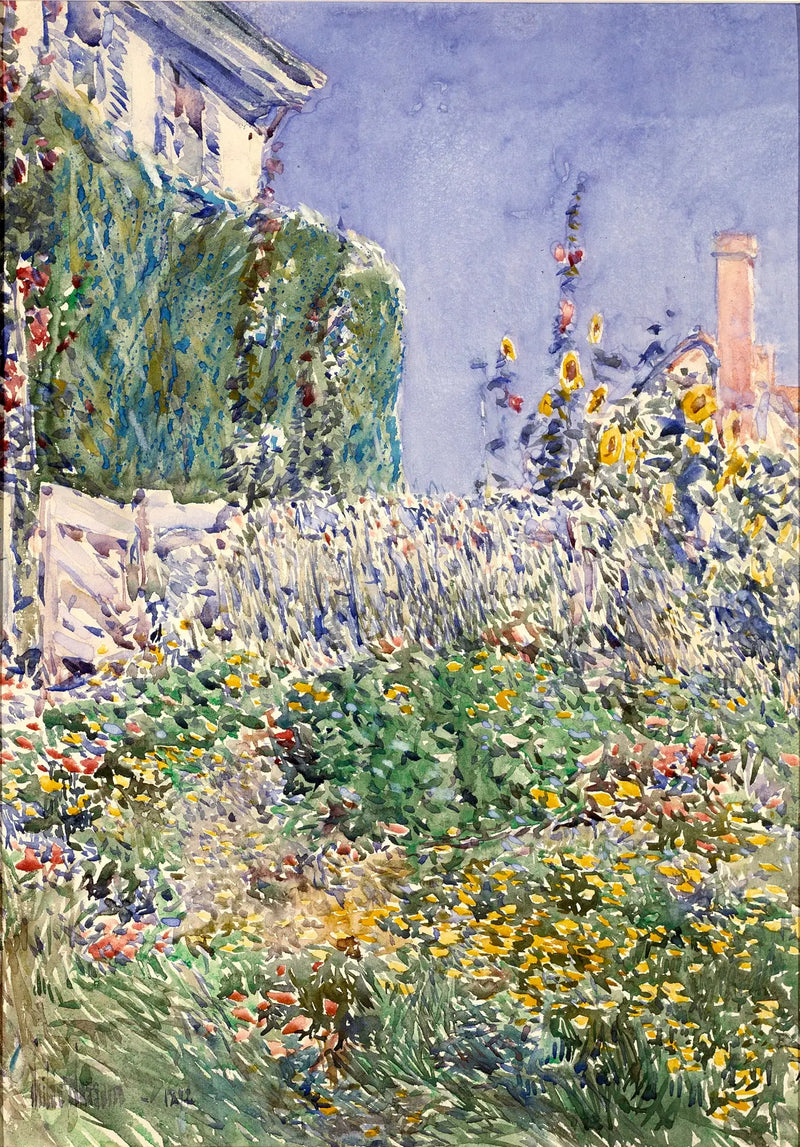 O jardim de Thaxter - Childe Hassam