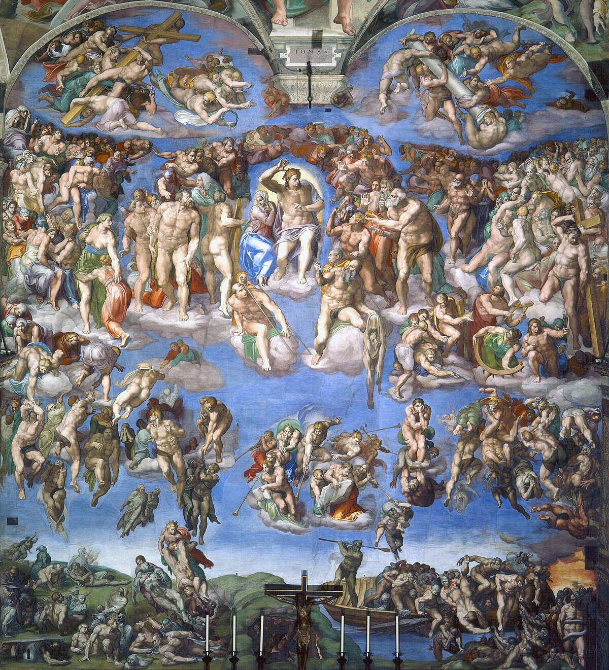 O Juízo Final – Michelangelo (1536–1541)