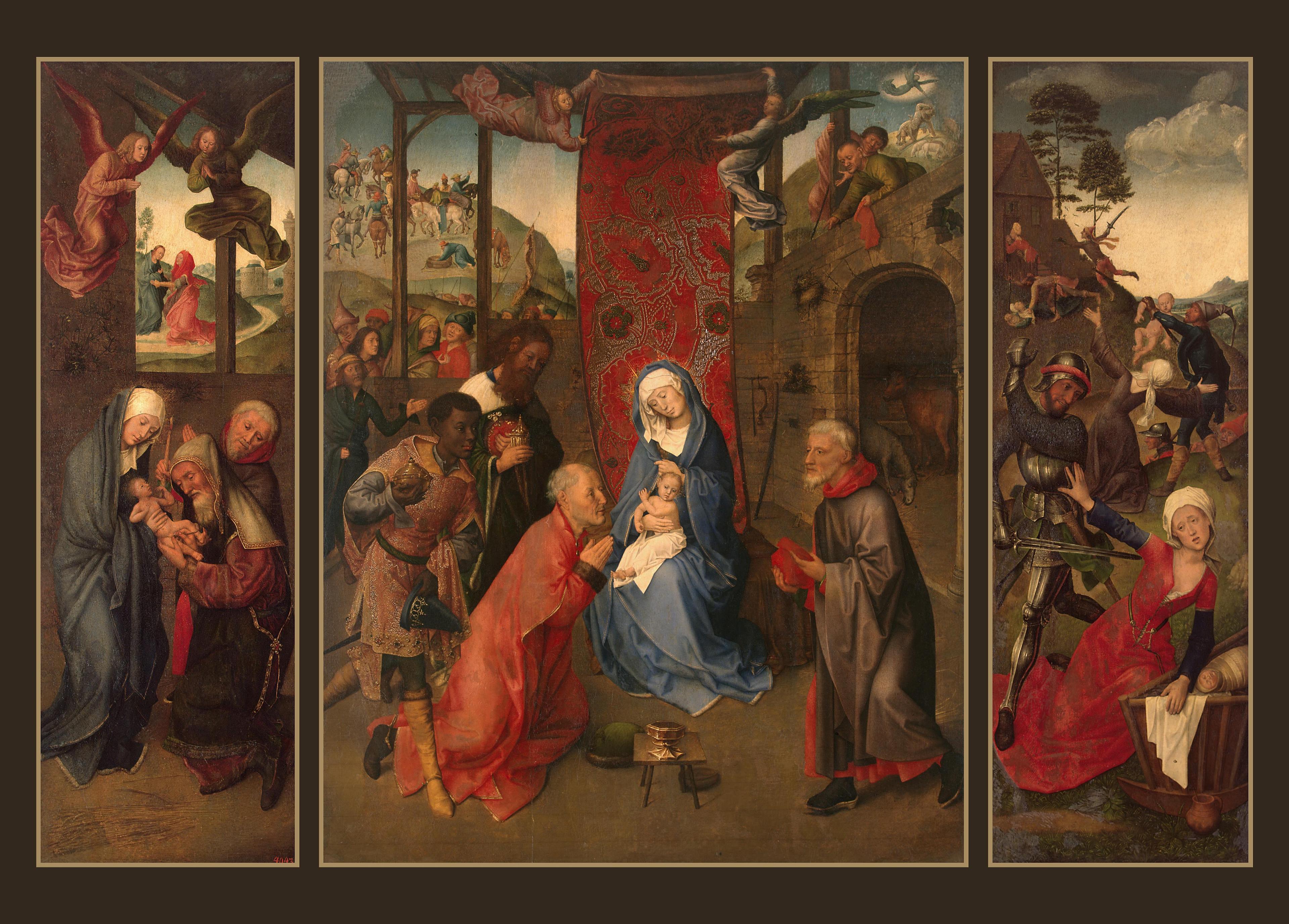 Adoration des Mages (Triptyque) - Hugo van der Goes