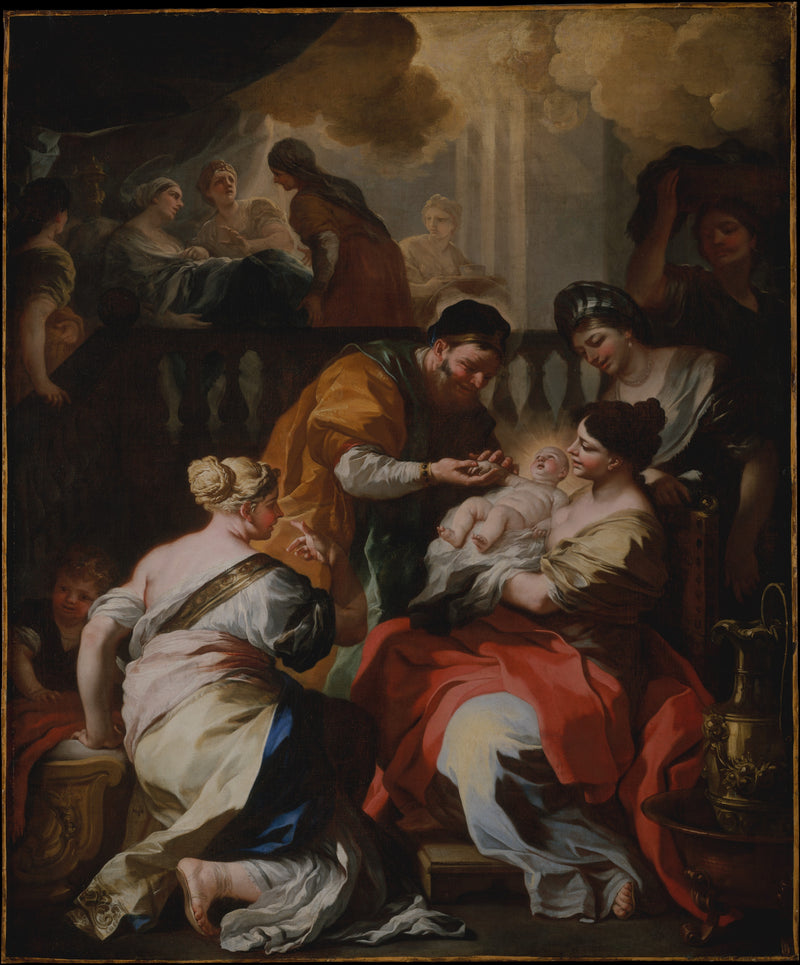 A Nascimento da Virgem - Francesco Solimena