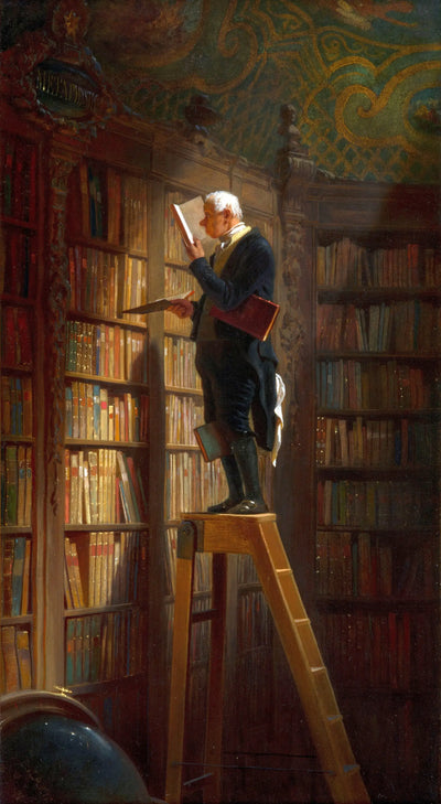 Le Rat de bibliothèque - Carl Spitzweg - Alpha Reproduction