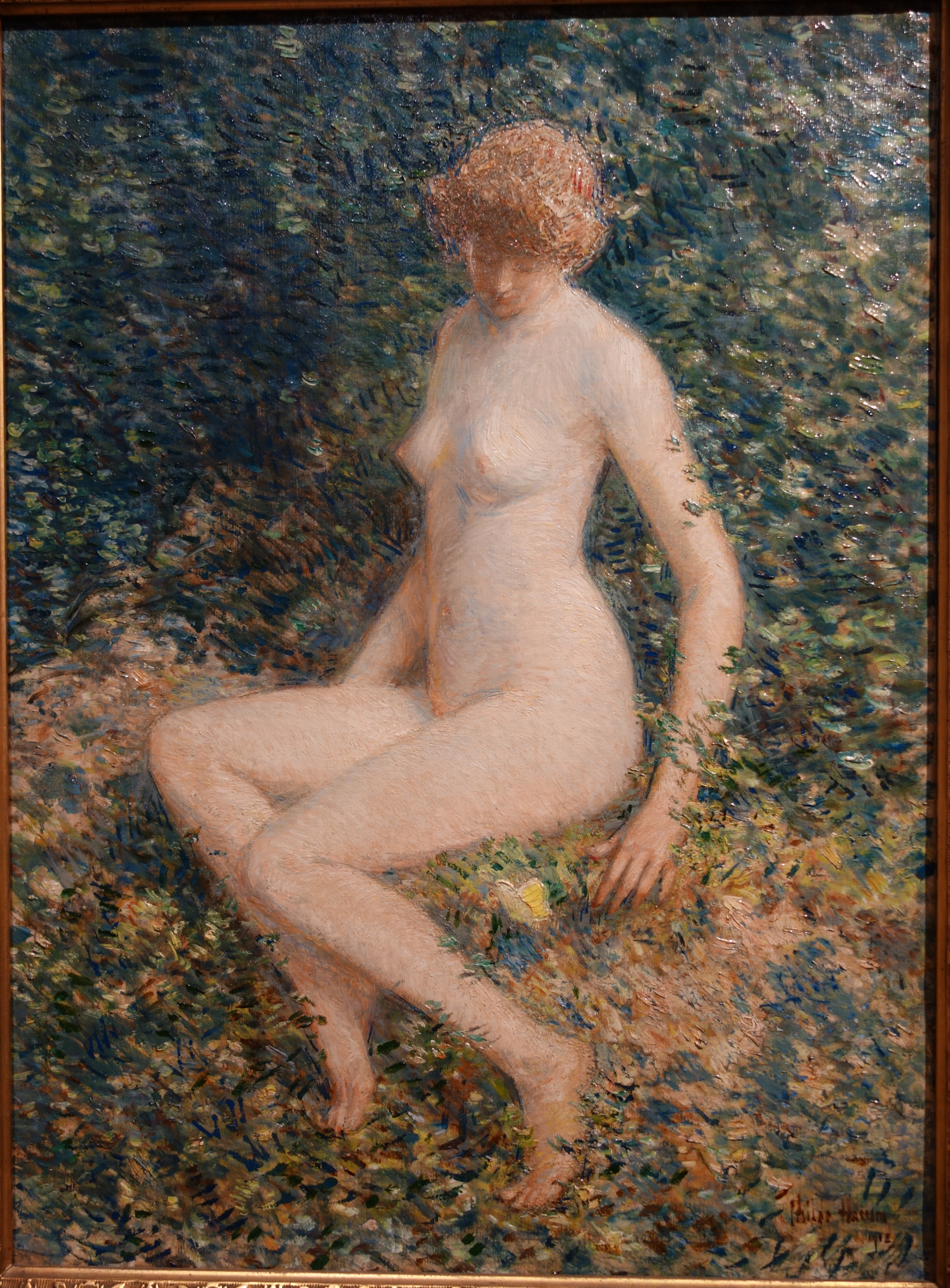 Le papillon - Childe Hassam