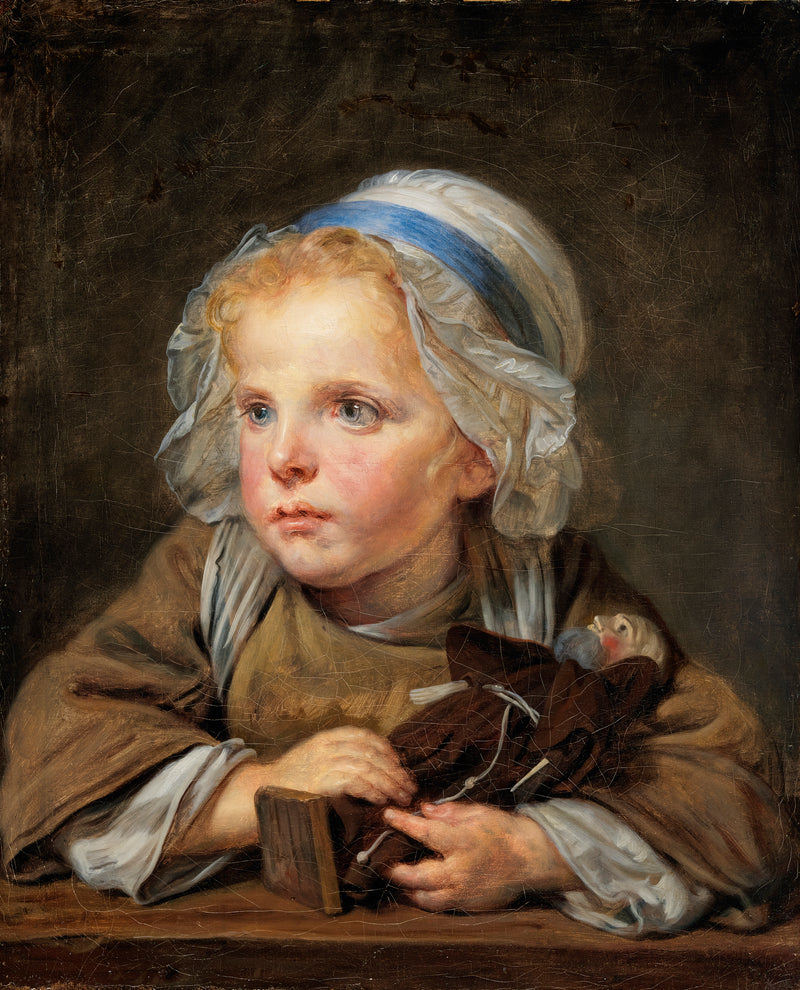 A boneca capuchinha - Jean-Baptiste Greuze