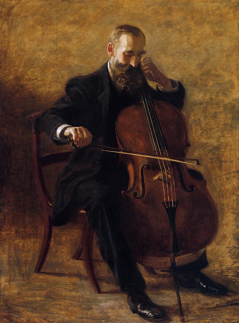 Le violoncelliste - Thomas Eakins