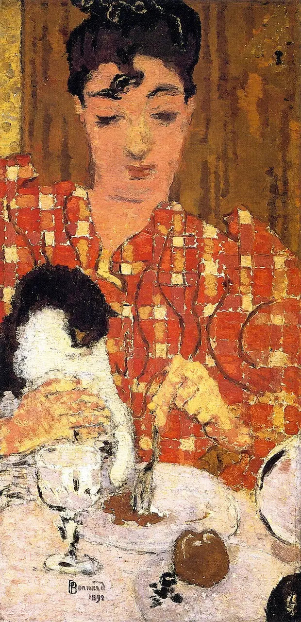O corpete xadrez - Pierre Bonnard
