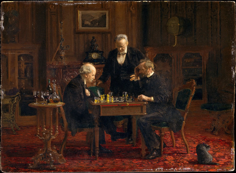 Os Jogadores de Xadrez - Thomas Eakins