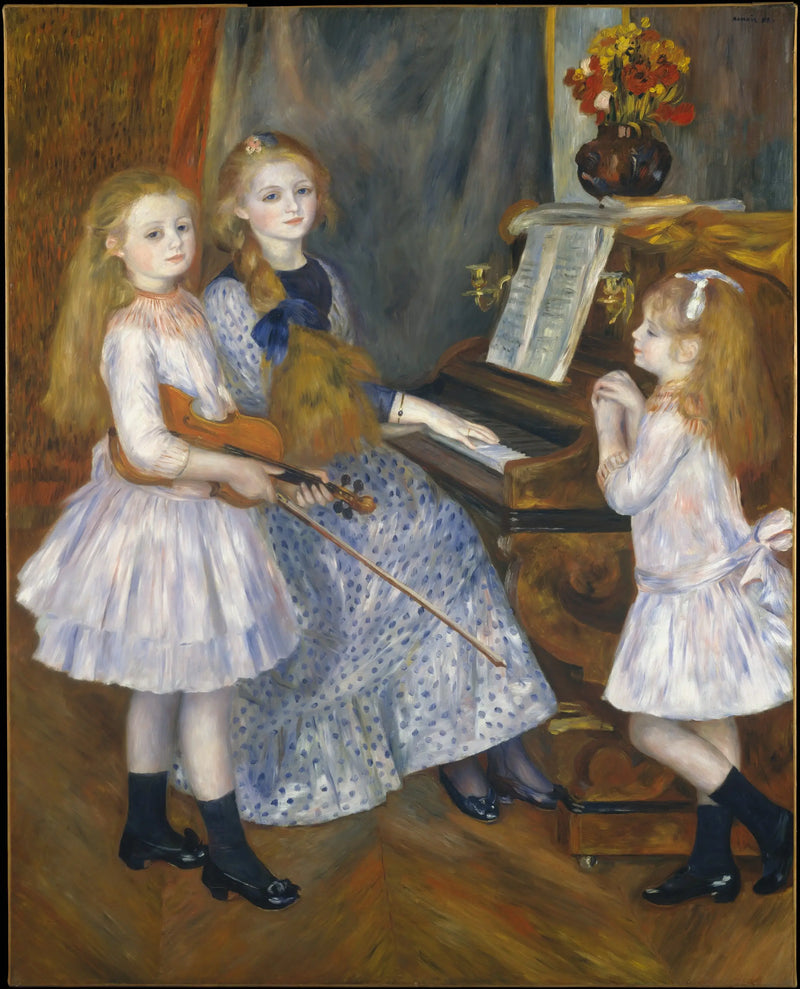 As Filhas de Catulle Mendès - Pierre-Auguste Renoir