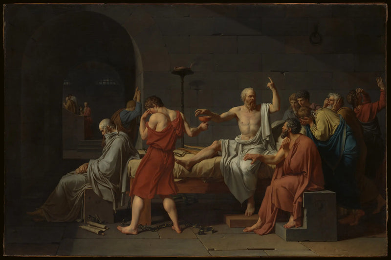 A Morte de Sócrates - Jacques-Louis David