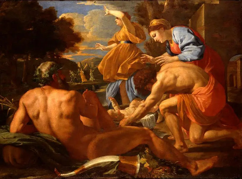 A Exposição de Moisés - Nicolas Poussin