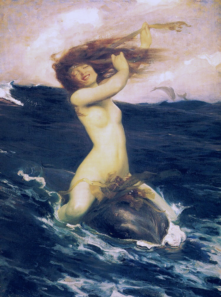 Le lutin en mousse - Herbert Draper