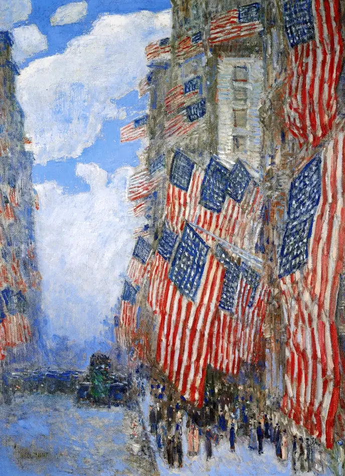 4 de julho de 1916 - Childe Hassam