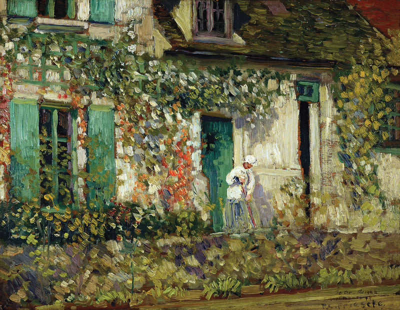A casa de Giverny - Frederick Carl Frieseke