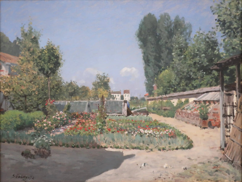 O Jardim (O Jardim) - Alfred Sisley