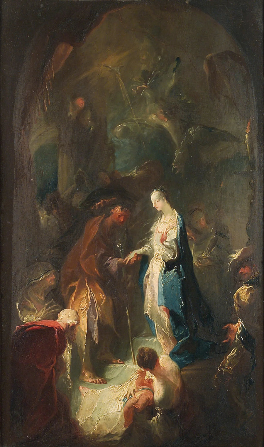 Le Mariage de la Vierge - Franz Anton Maulbertsch image 1 copie de tableau peinte à la main