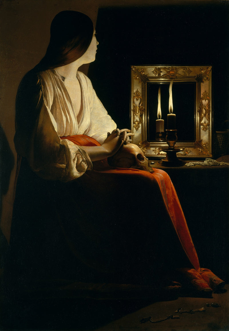 A Madeleine às duas chamas - Georges de La Tour