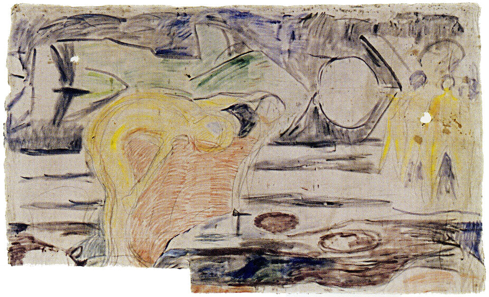 Reproduction du tableau « Les Chercheurs : groupe d'enfants debout - Edvard Munch » par Alpha Reproduction en peinture à l’huile