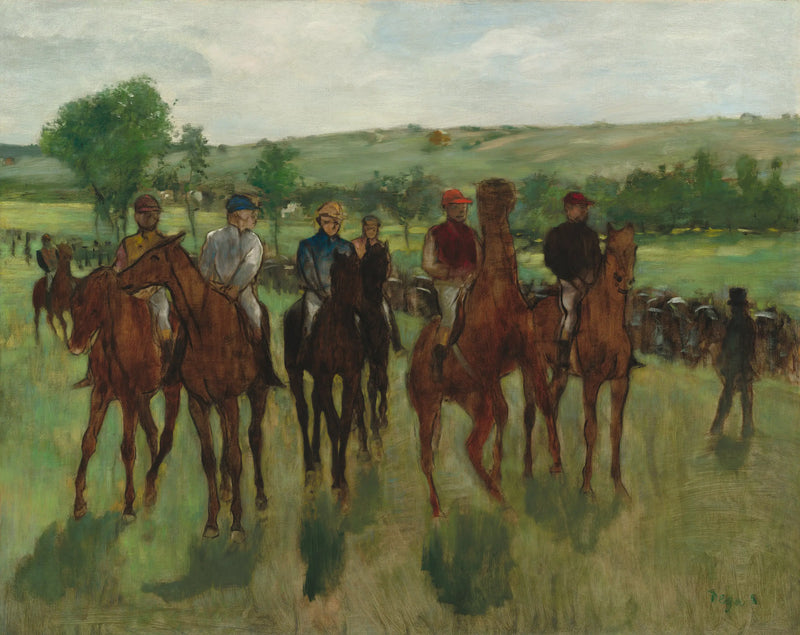 Os cavaleiros - Edgar Degas
