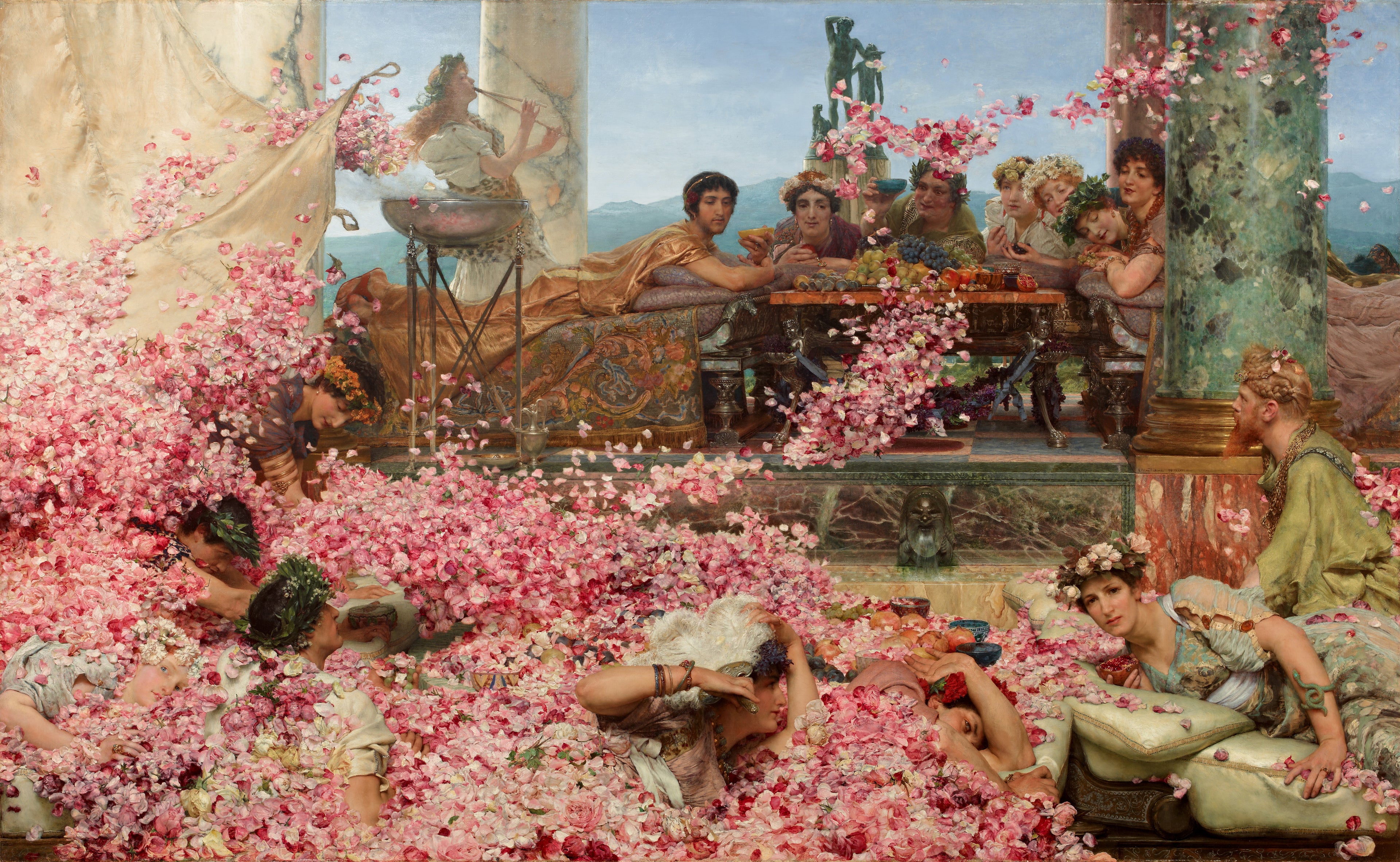 Les Roses d'Héliogabale - Lawrence Alma-Tadema