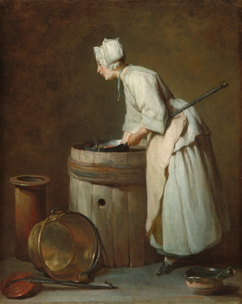 A ajudante de cozinha - Jean Simeón Chardin