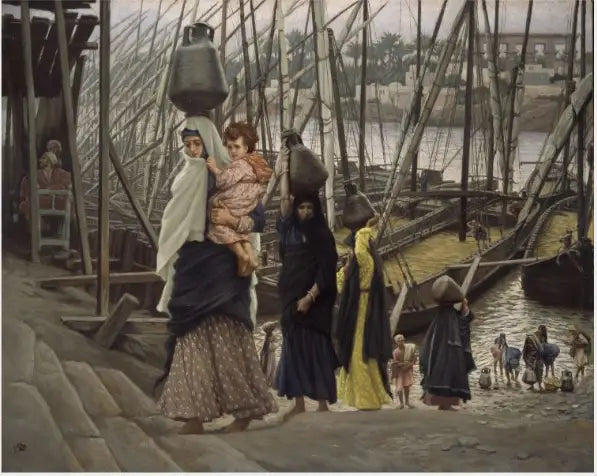 A estada no Egito - James Tissot