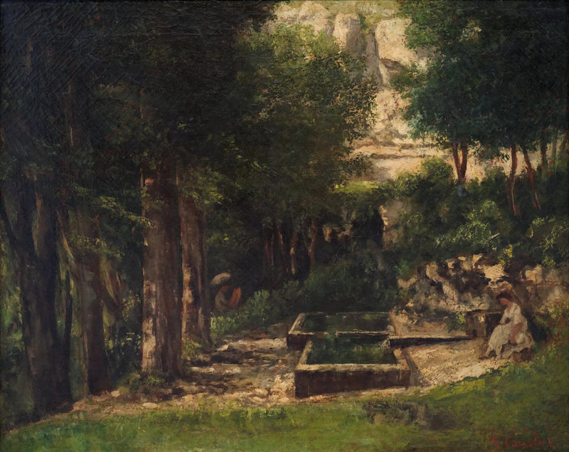 A Fonte de Léri - Gustave Courbet