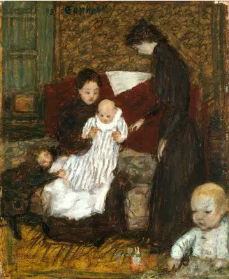 A Irmã do Artista e Seus Filhos - Pierre Bonnard