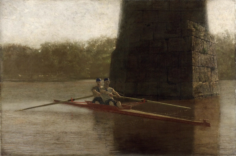 A concha com dois remos - Thomas Eakins