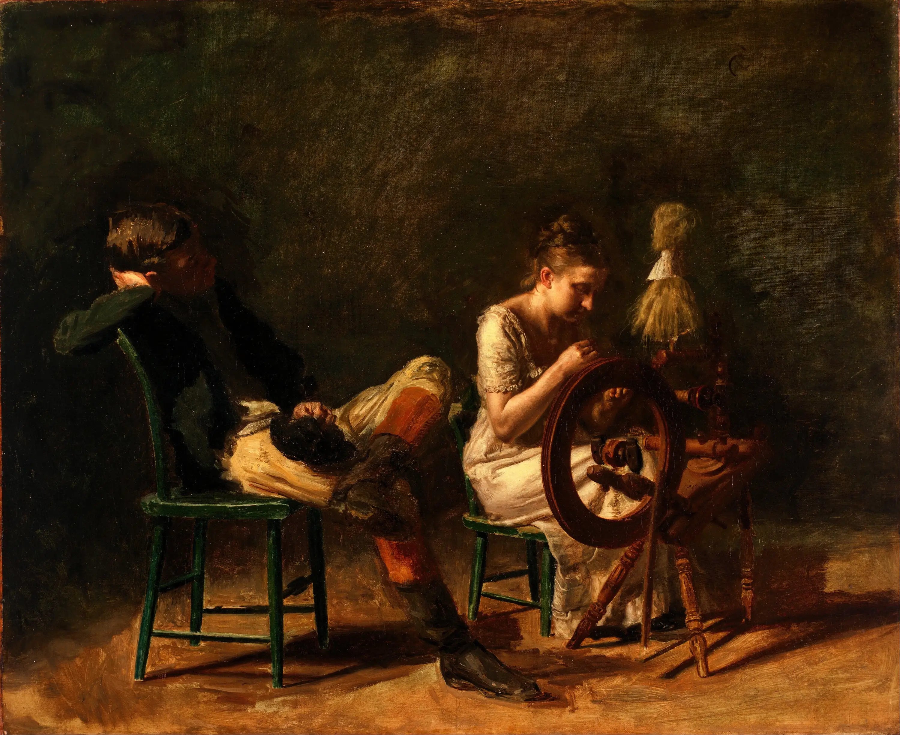 La cour - Thomas Eakins - Alpha Reproduction